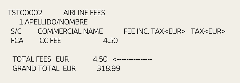 credit card fee 5